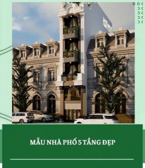 Chiêm ngưỡng 25+ Mẫu nhà phố 5 tầng đẹp, ấn tượng nhất hiện nay