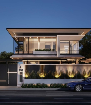 BAO Villa – Mẫu villa 2 tầng hướng Tây hiện đại & thoáng mát
