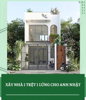 Xây nhà 1 trệt 1 lửng tại Bình Dương - Dự án thực tế nhà anh Nhật 