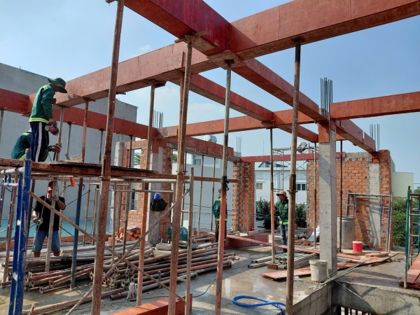 Triển Khai Lắp Dựng Cốp Pha Dầm Sàn Tại Công Trình
