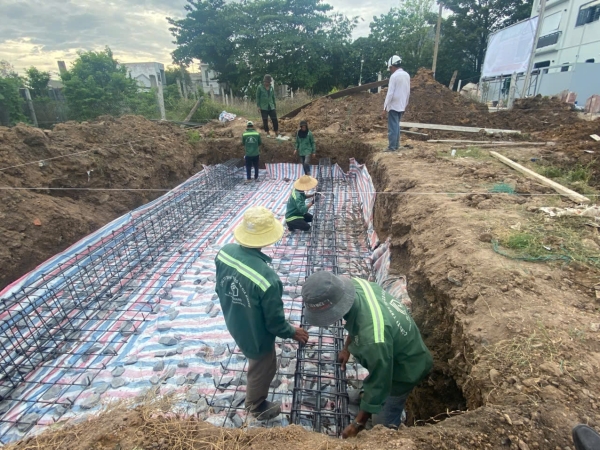 Triển Khai Gia Công Cốt Thép Móng Trước Khi Đổ Bê Tông