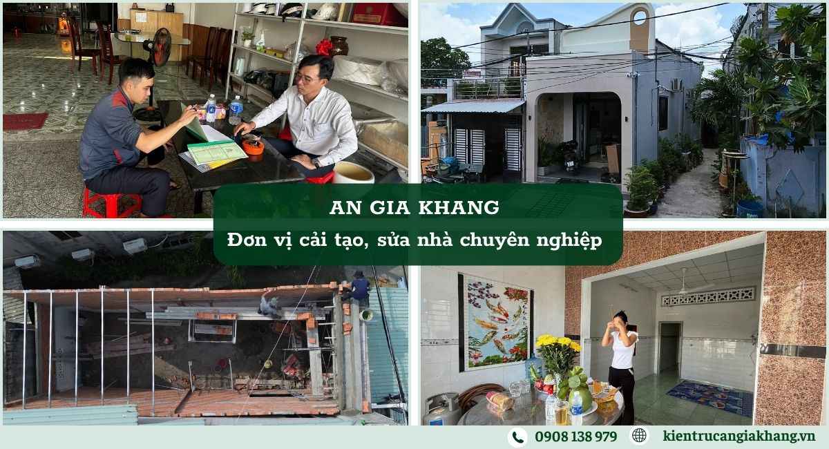 Đơn vị thi công cải tạo nhà cũ tại Hóc Môn uy tín