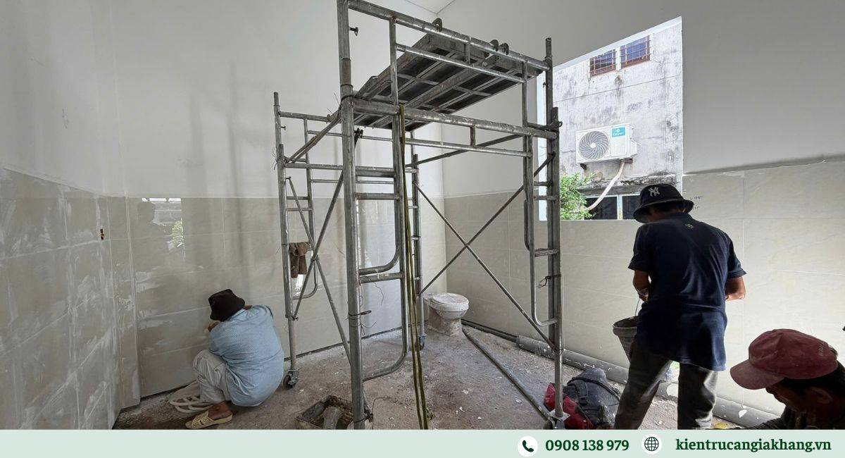 Cải tạo nhà cấp 4 tại Hóc Môn