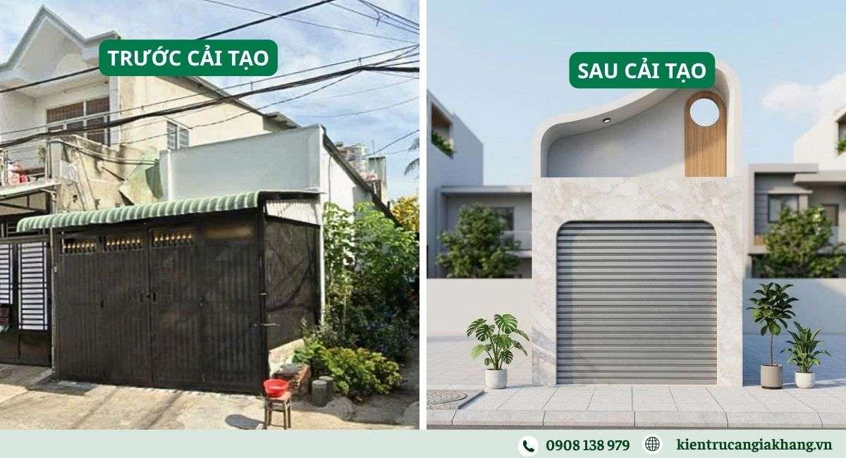 Thông tin dự án cải tạo nhà cấp 4 ở Hóc Môn