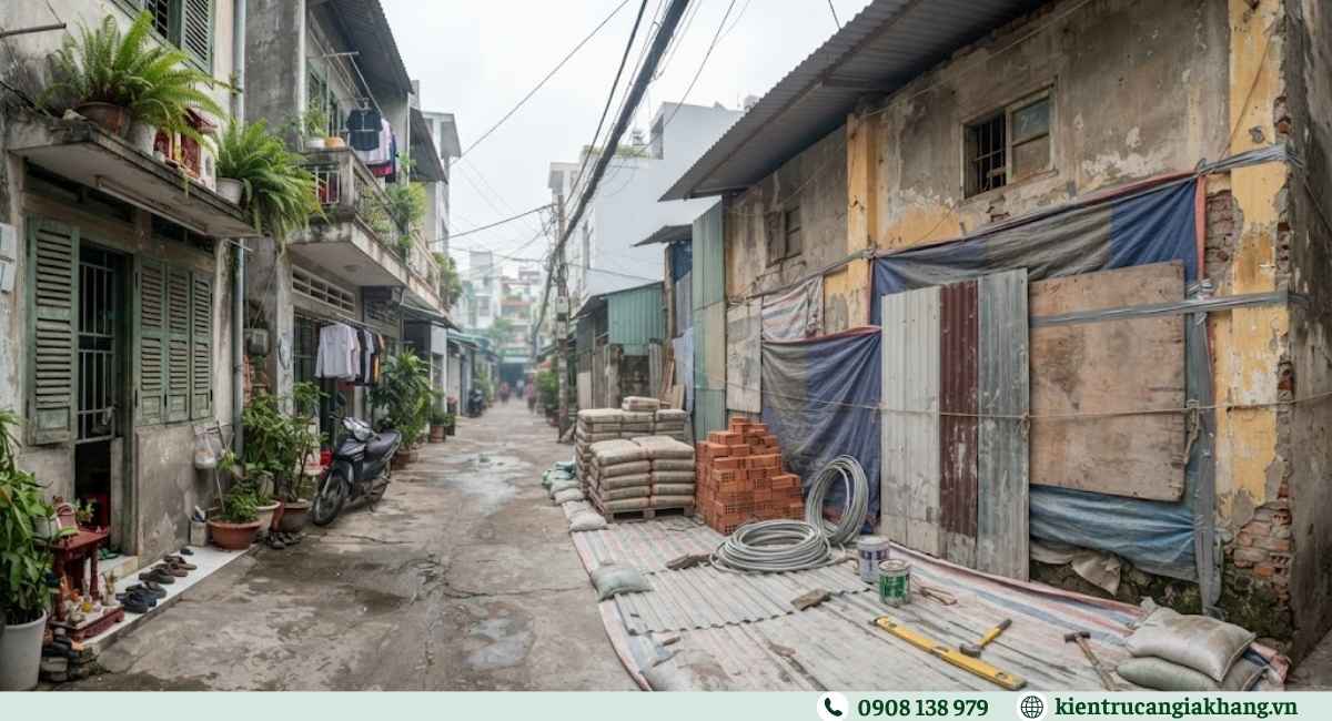 Lưu ý quan trọng khi cải tạo nhà phố