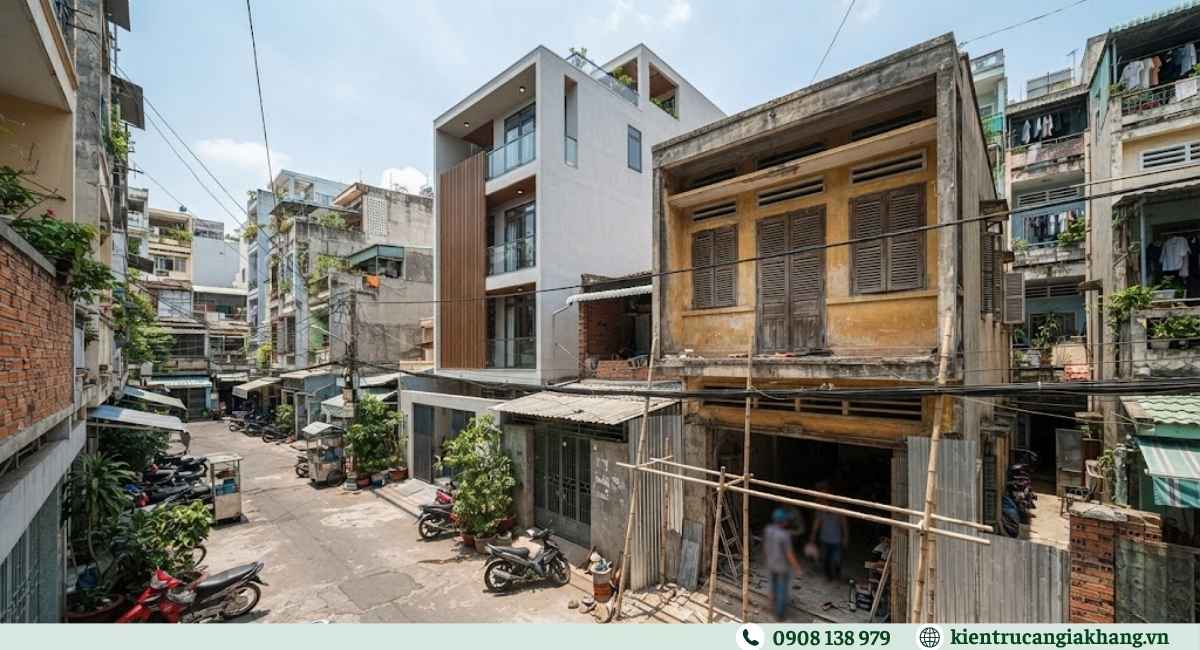 So sánh cải tạo và xây mới nhà phố
