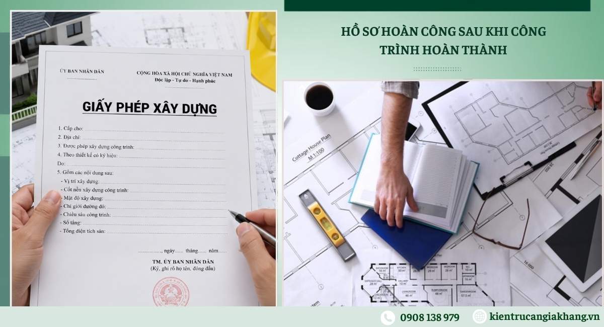 Hồ sơ hoàn công sau khi công trình hoàn thành
