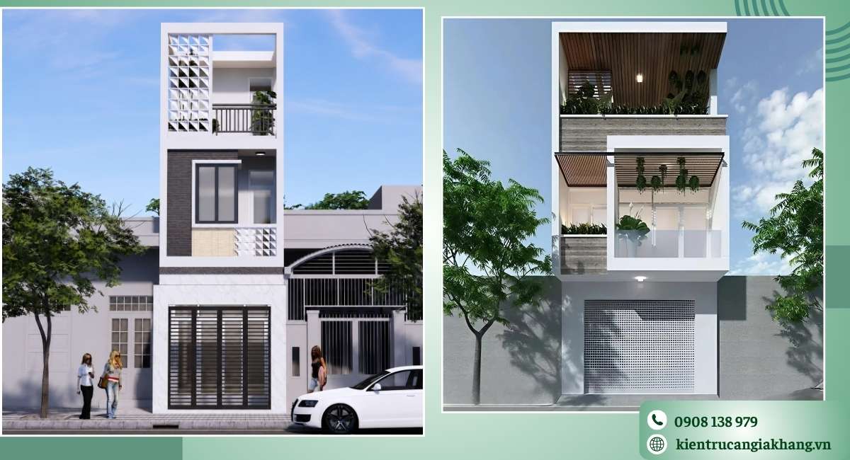 Nhà ống mặt tiền hẹp