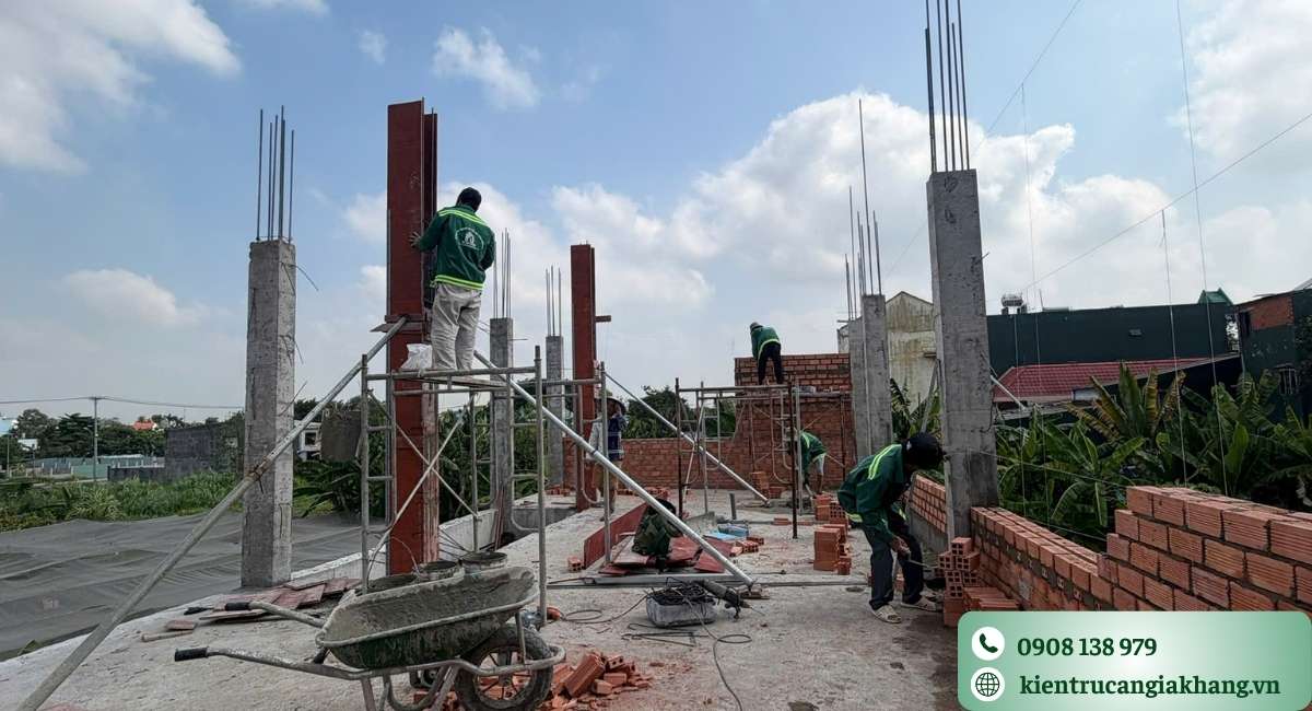 Những hạng mục xây dựng phần thô