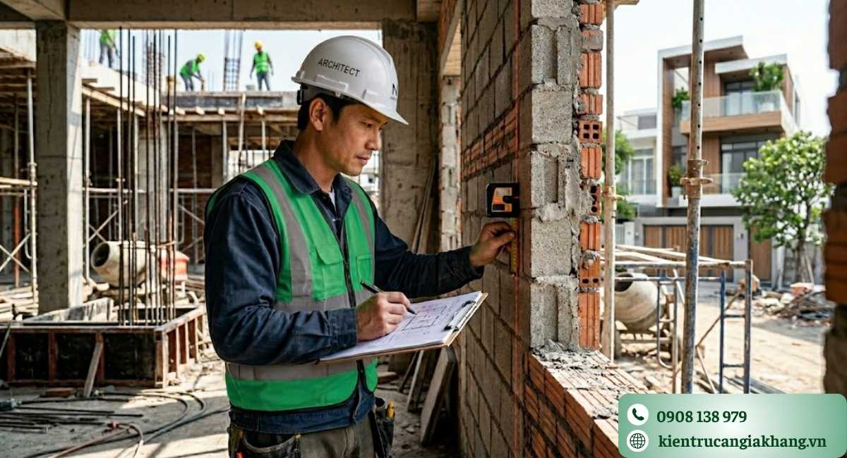 Kiểm tra mật độ xây dựng nhà phố theo quy định