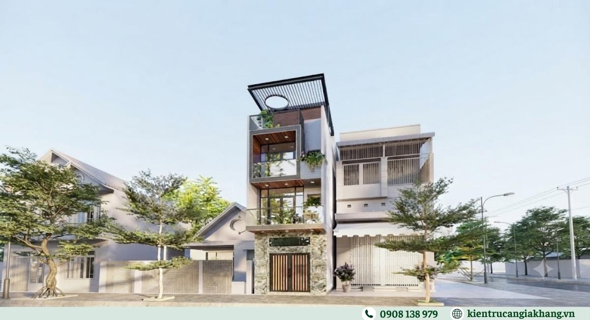 Kinh nghiệm thiết kế thi công nhà phố mặt tiền 4m