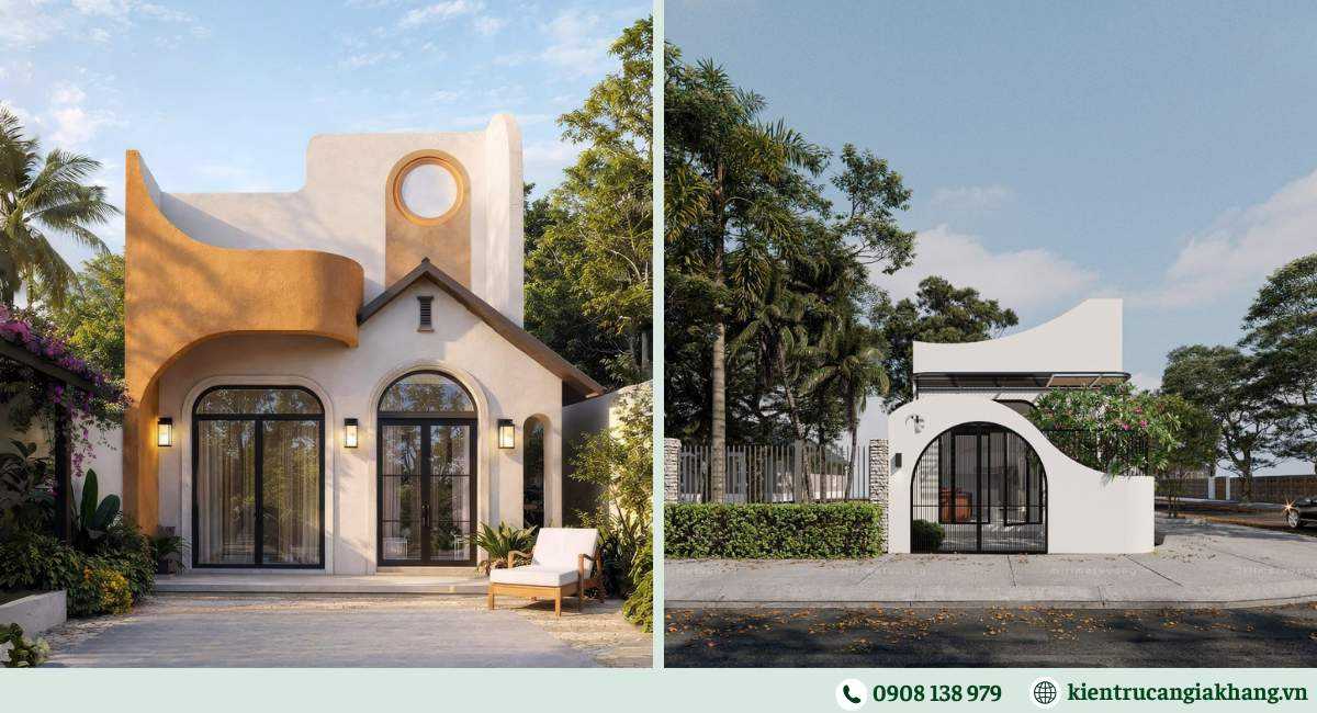 Mẫu nhà phố 1 tầng 100m2