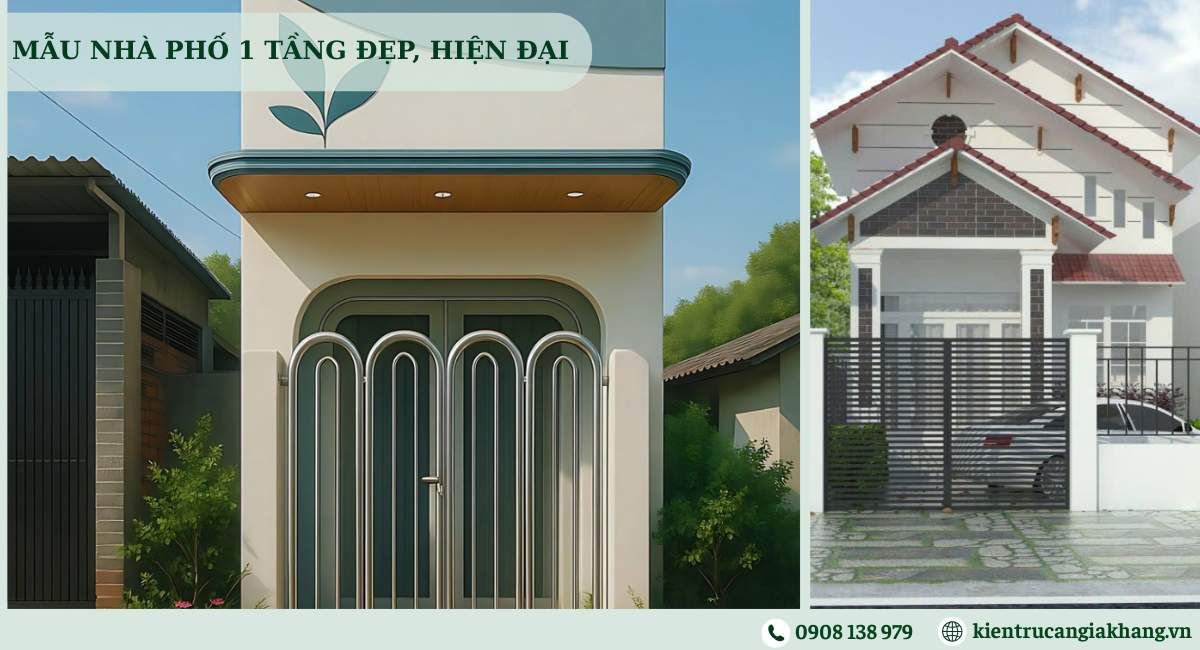 Đặc điểm của nhà phố 1 tầng