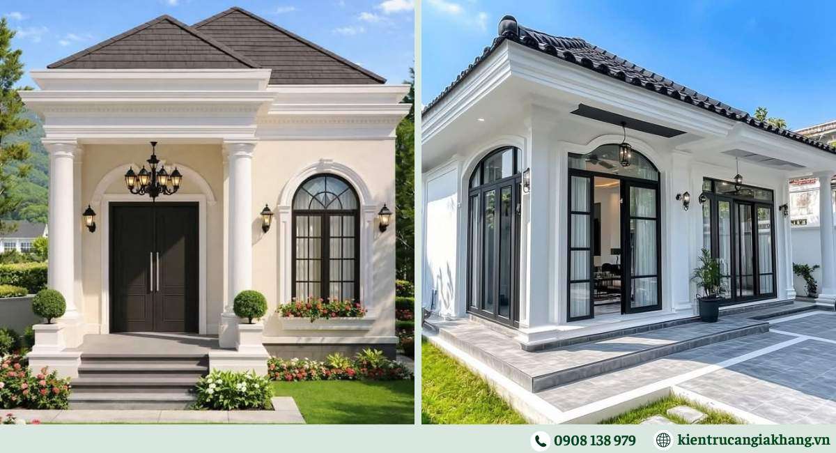 Nhà phố 1 tầng tân cổ điển