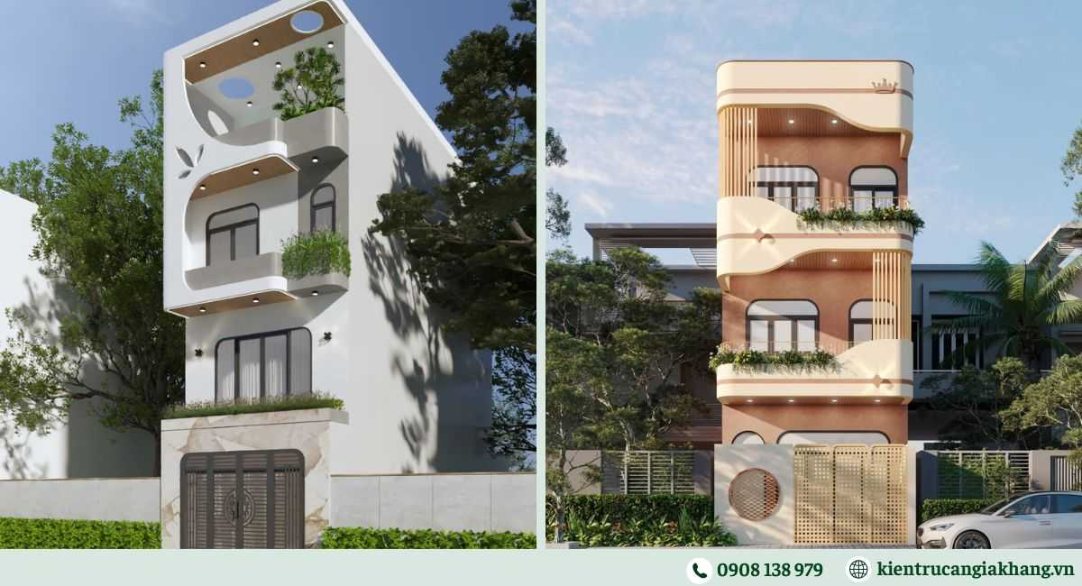 Mẫu nhà phố 3 tầng mặt tiền 5m