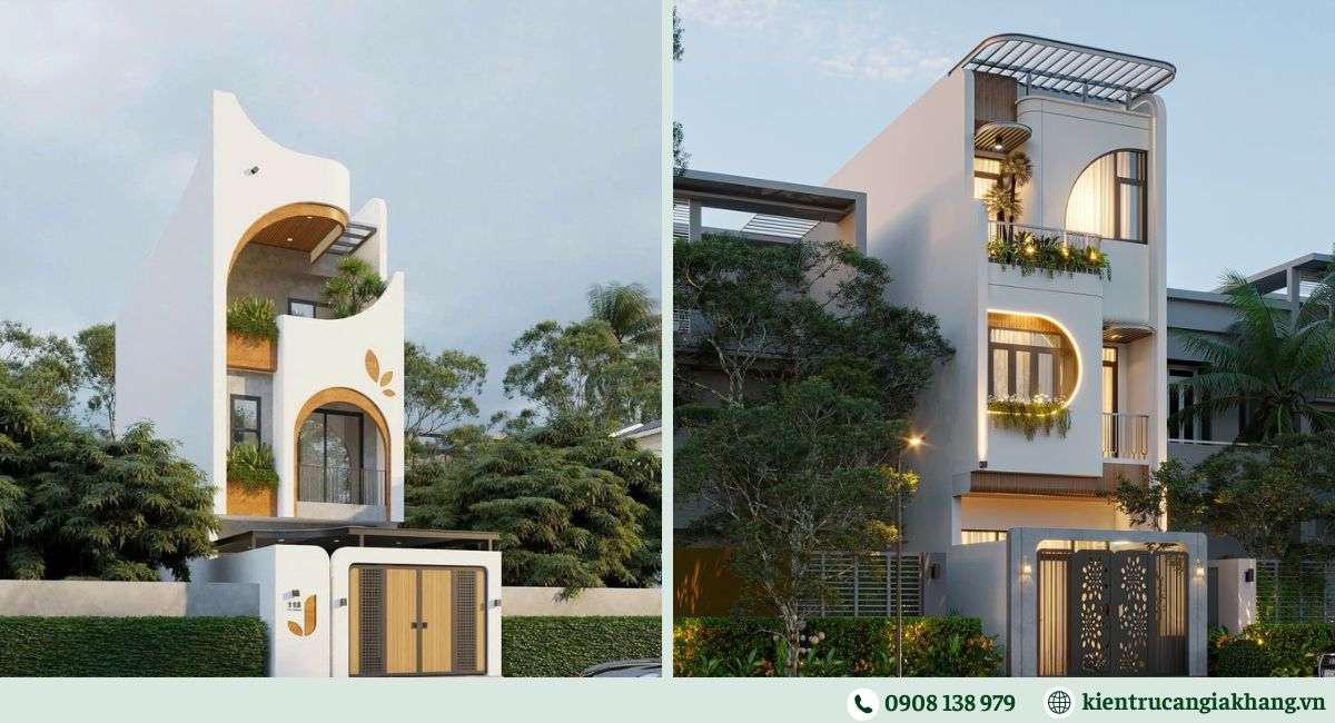 Nhà phố 3 tầng diện tích 5x15m