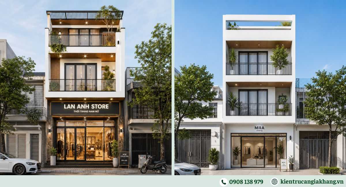 Nhà phố 3 tầng kết hợp kinh doanh