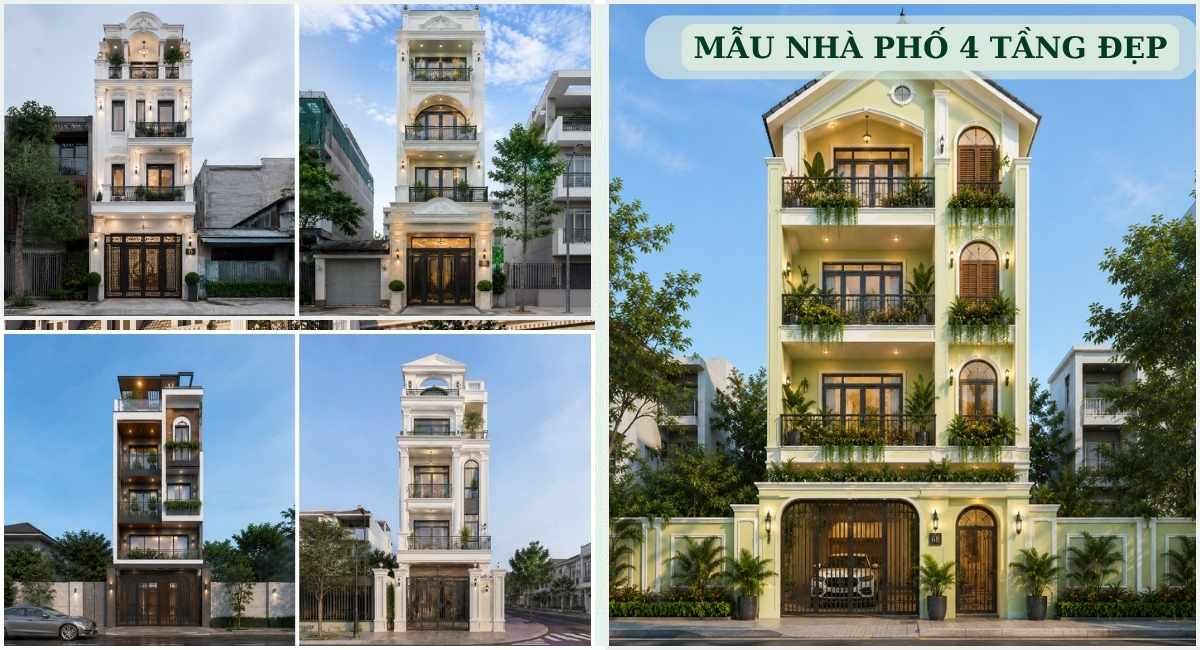 Lý do nhà phố 4 tầng được ưa chuộng hiện nay