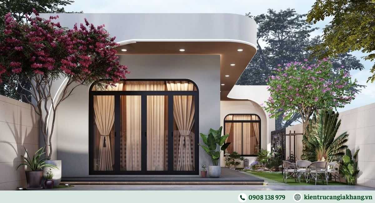 Mẫu nhà phố 1 tầng