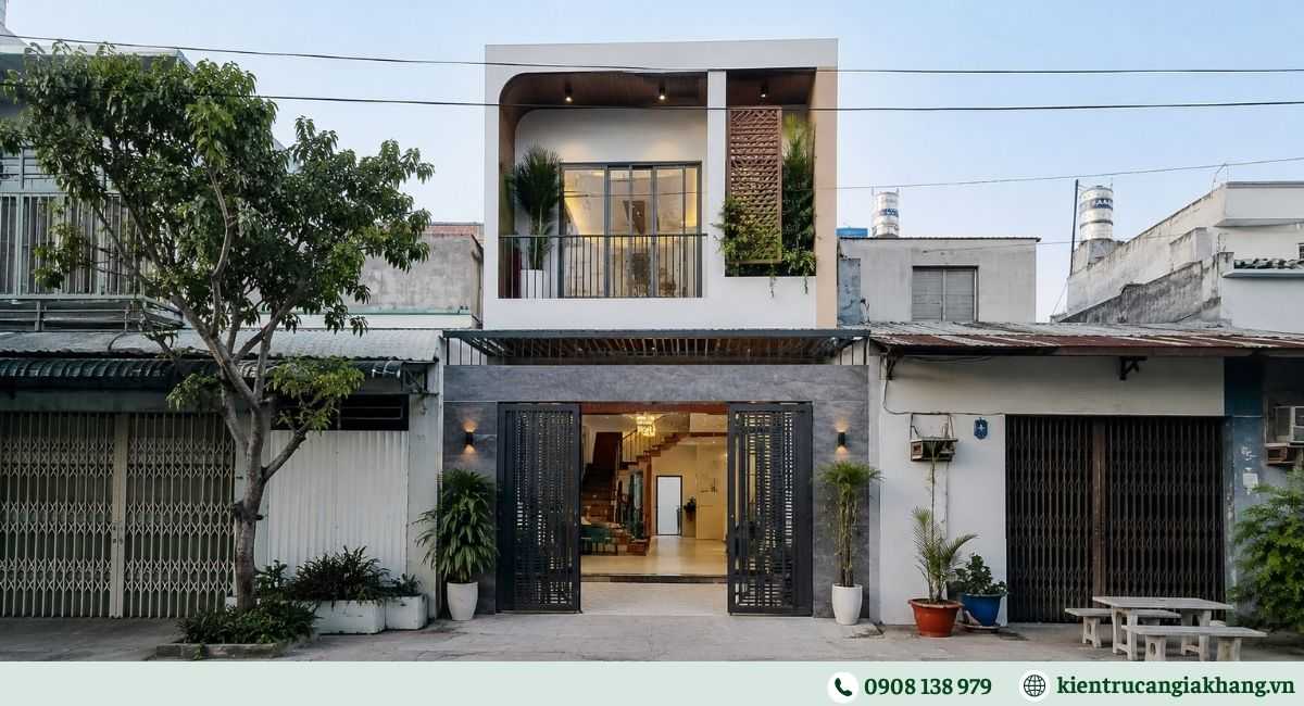 Mẫu nhà phố 2 tầng