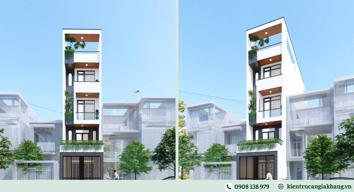 Mẫu nhà phố 4x20