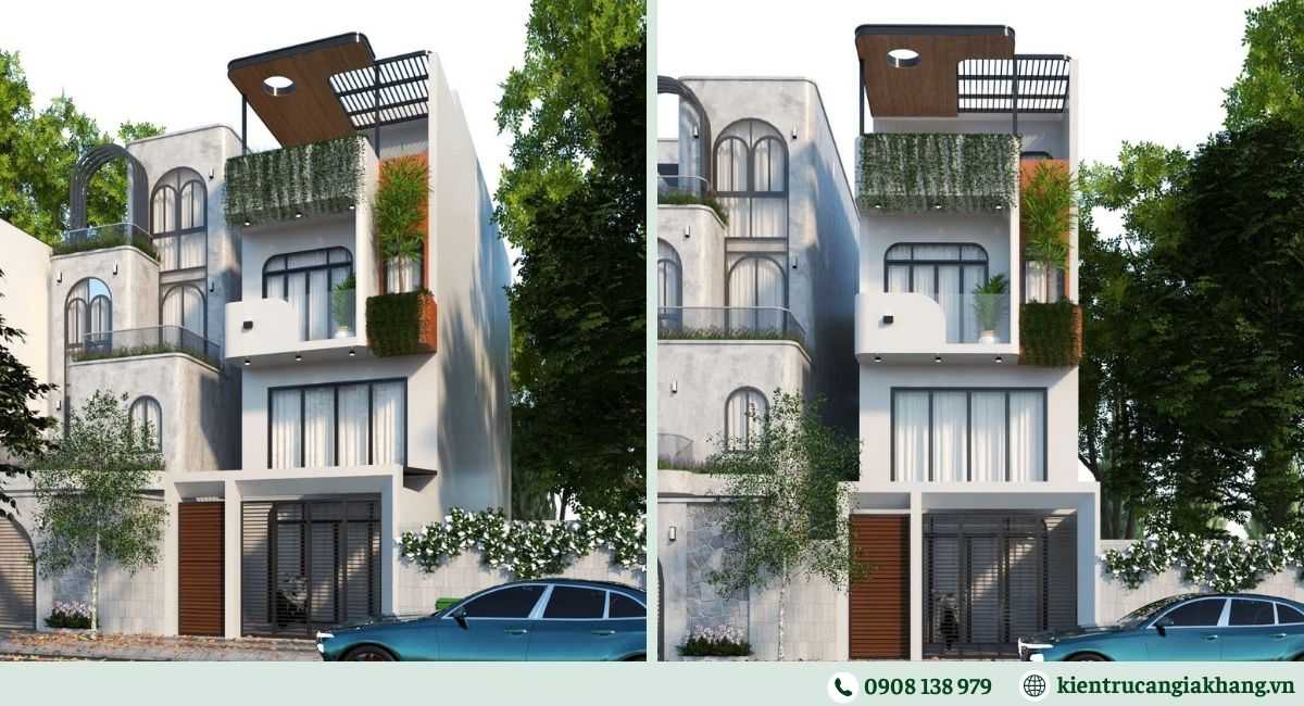 Mẫu nhà phố 5x20