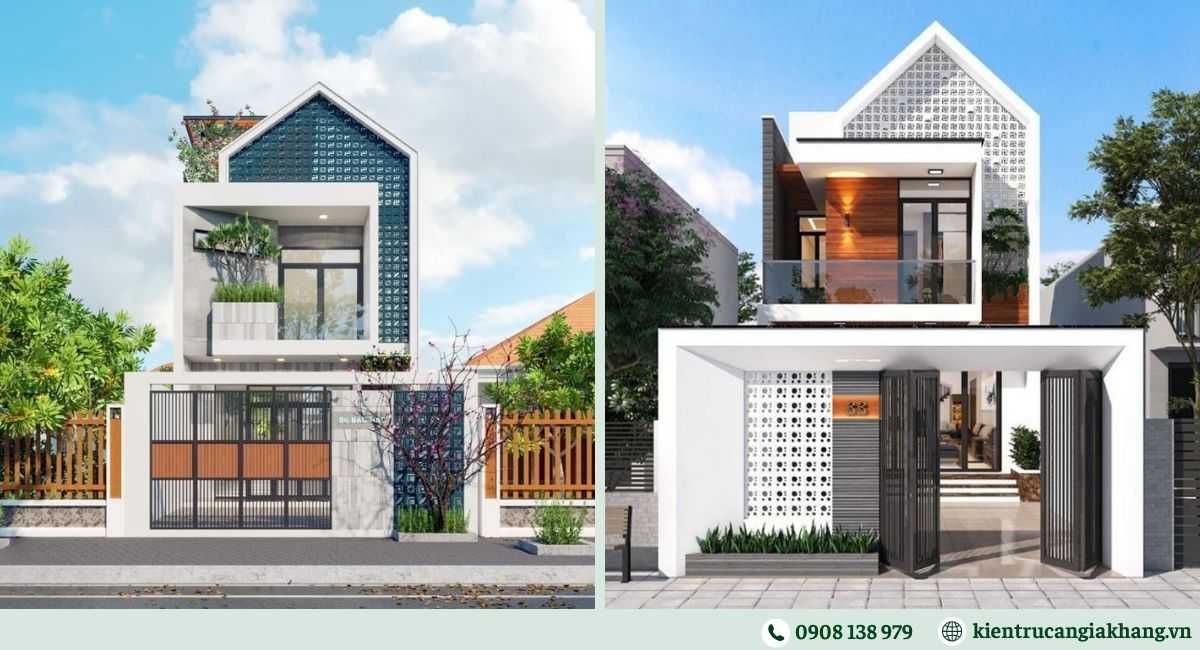Mẫu nhà phố mặt tiền 6m