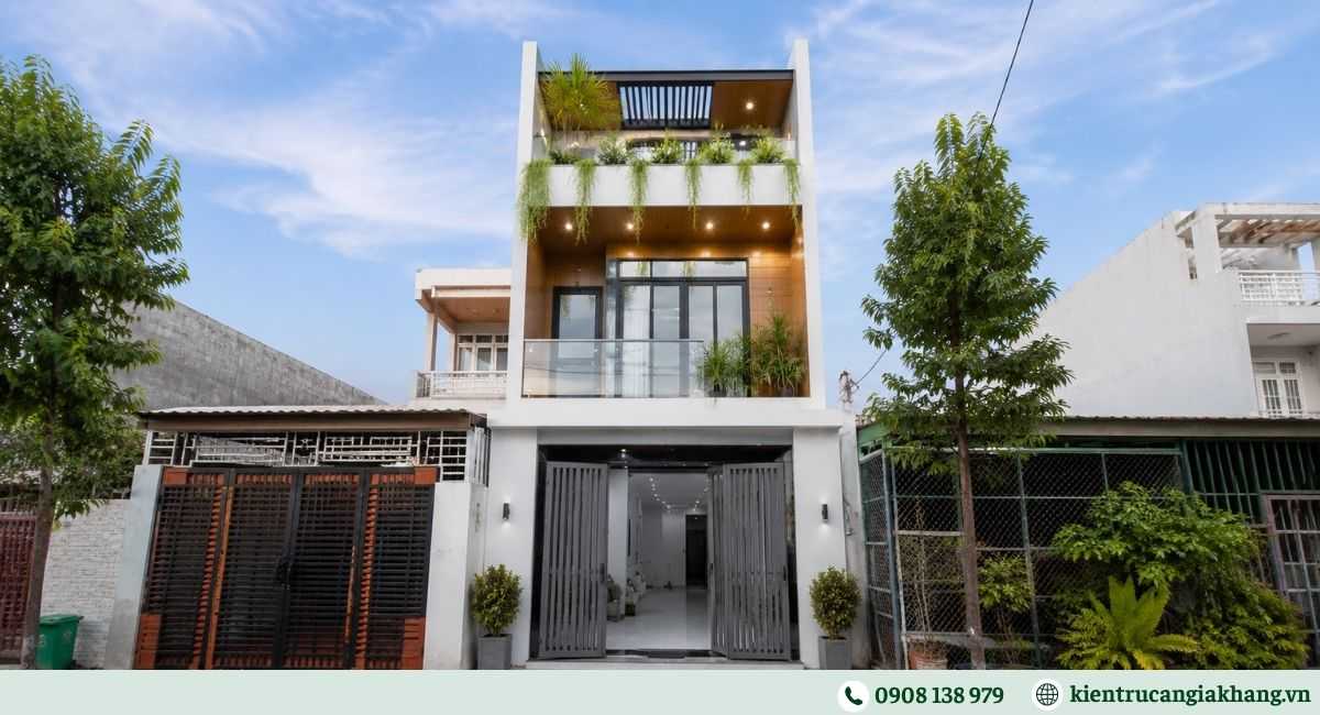 Mẫu nhà phố mặt tiền 6m