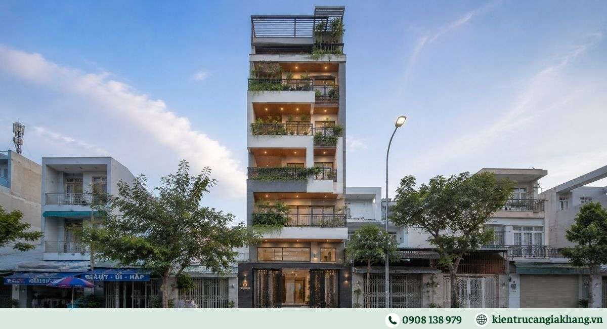 Mẫu nhà phố nhiều tầng