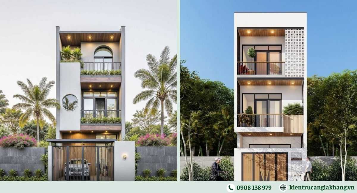 Nhà phố có ban công