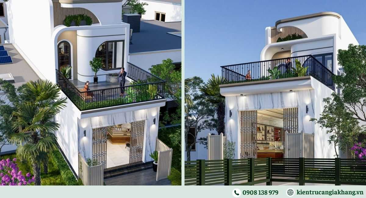 Nhà phố có sân thượng