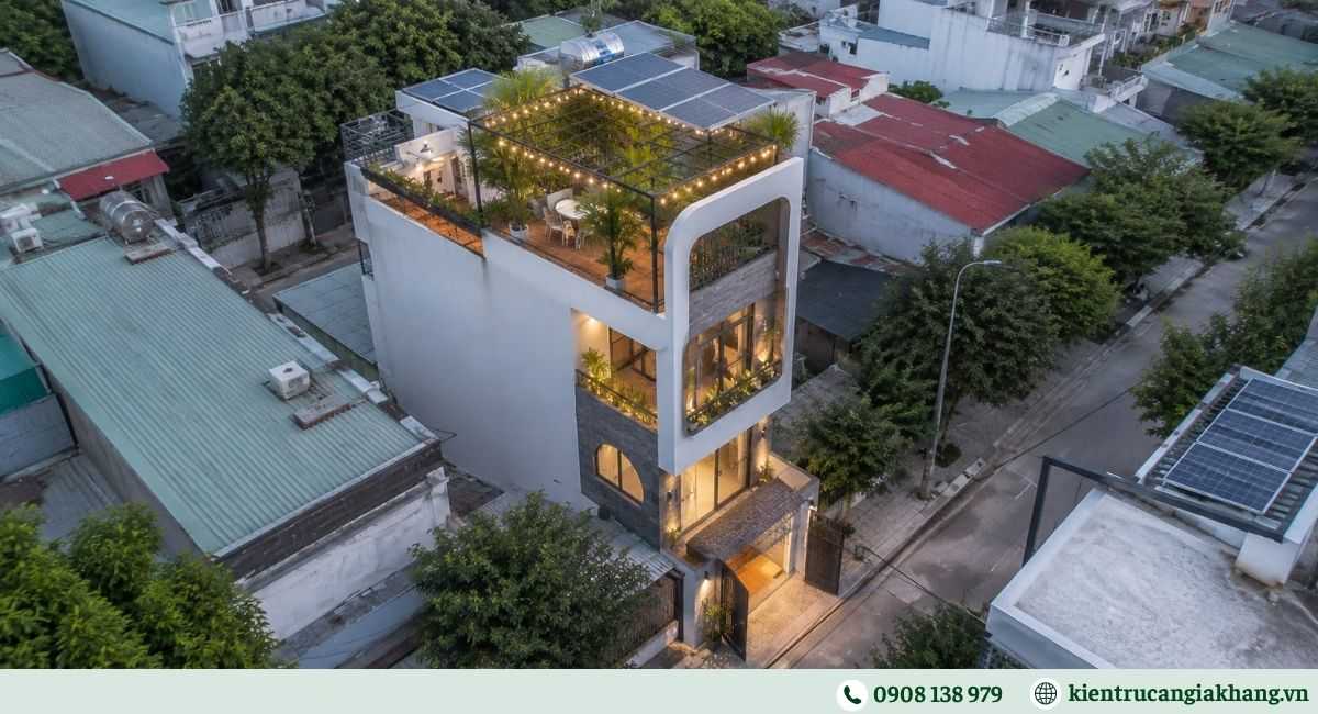 Nhà phố có sân thượng