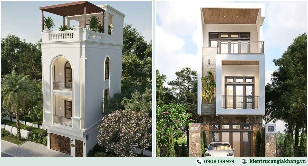 Nhà phố mặt tiền 5m