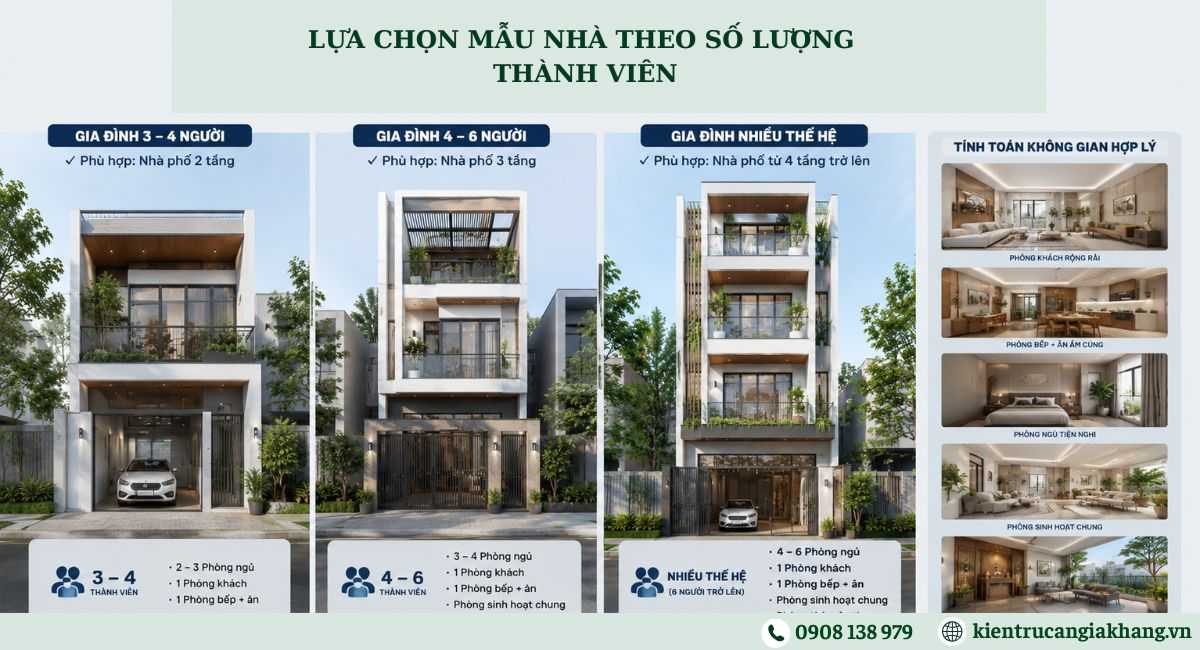 Kinh nghiệm chọn kiến trúc nhà phố hiện đại