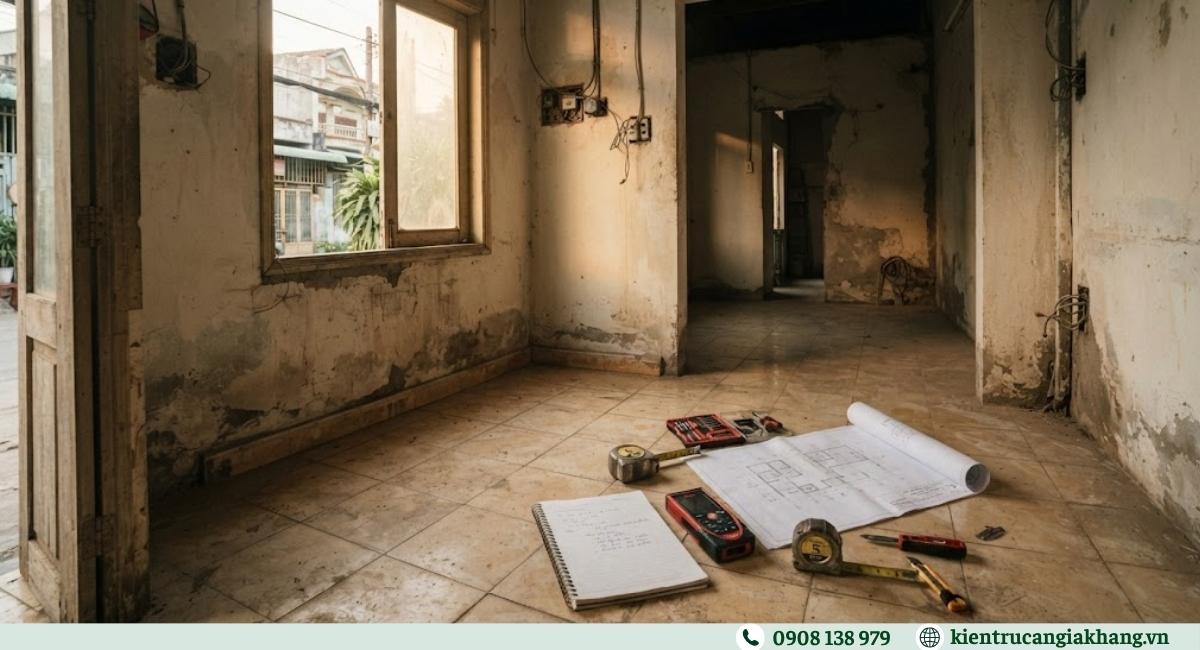 Khảo sát và lập phương án sửa nhà