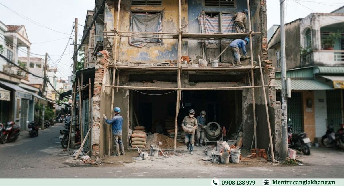 Sửa nhà Hóc Môn thực tế