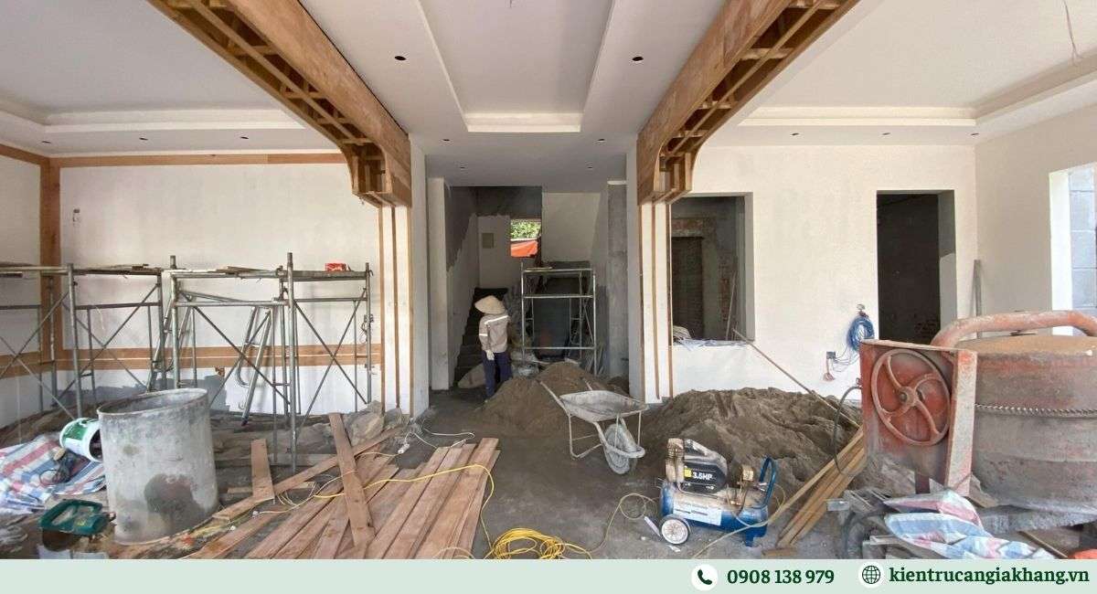 Thi công lắp đặt tại công trình