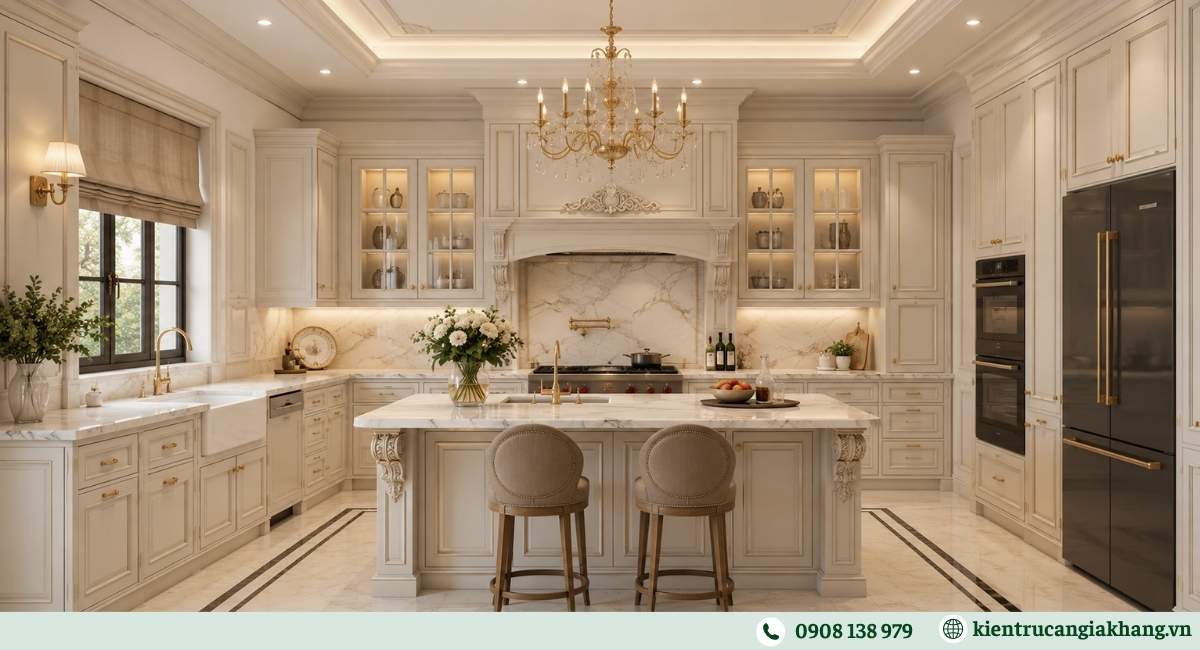 Các phong cách nội thất phòng bếp phổ biến