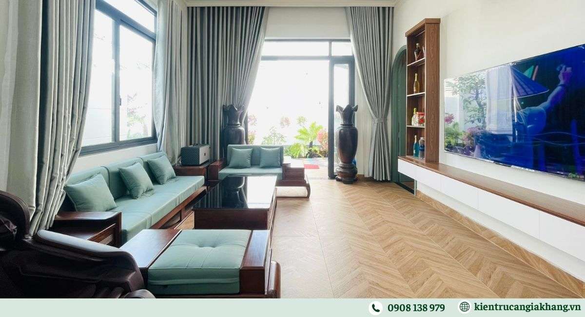 Thi công nội thất phòng khách