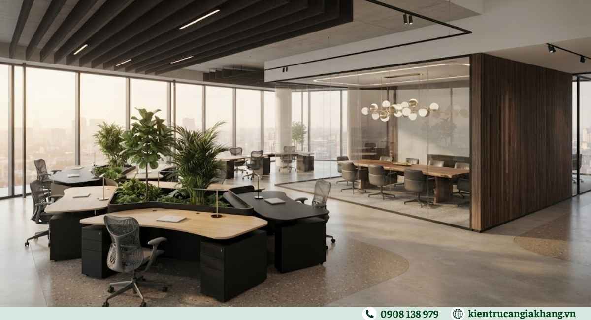 Thi công nội thất văn phòng trọn gói