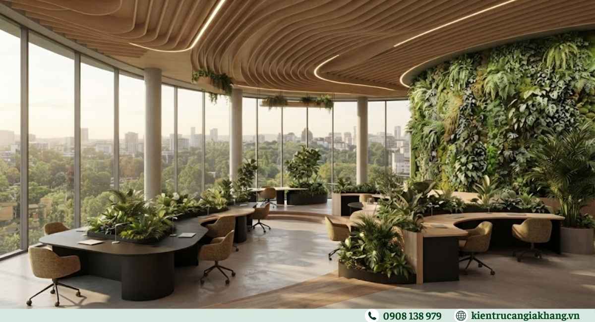 Văn phòng xanh hiện đại