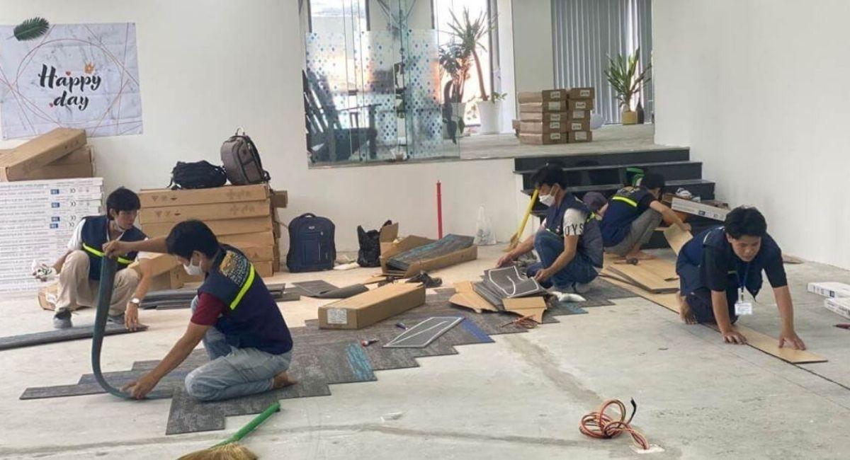 Hạng mục sản xuất và lắp đặt nội thất
