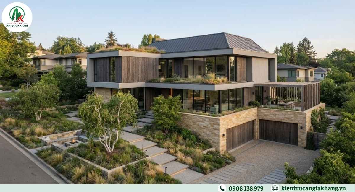 Biệt thự đơn lập thông thoáng
