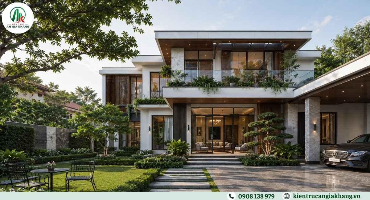 Mẫu biệt thự nhà vườn hiện đại