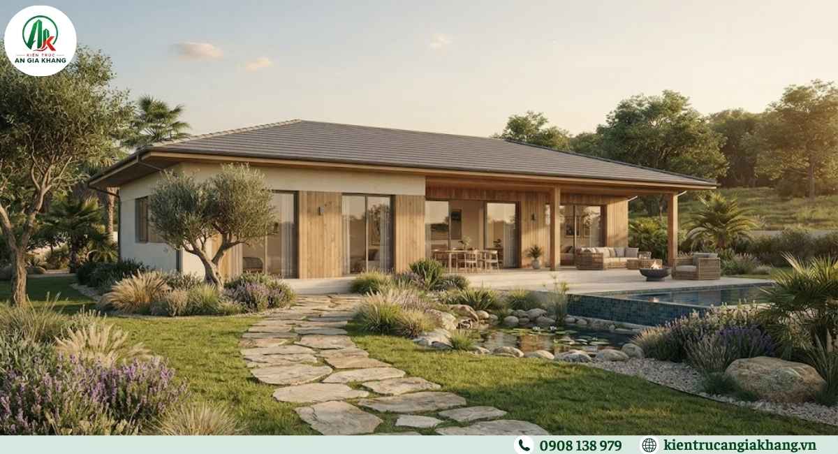 Vật liệu hoàn thiện biệt thự nhà vườn