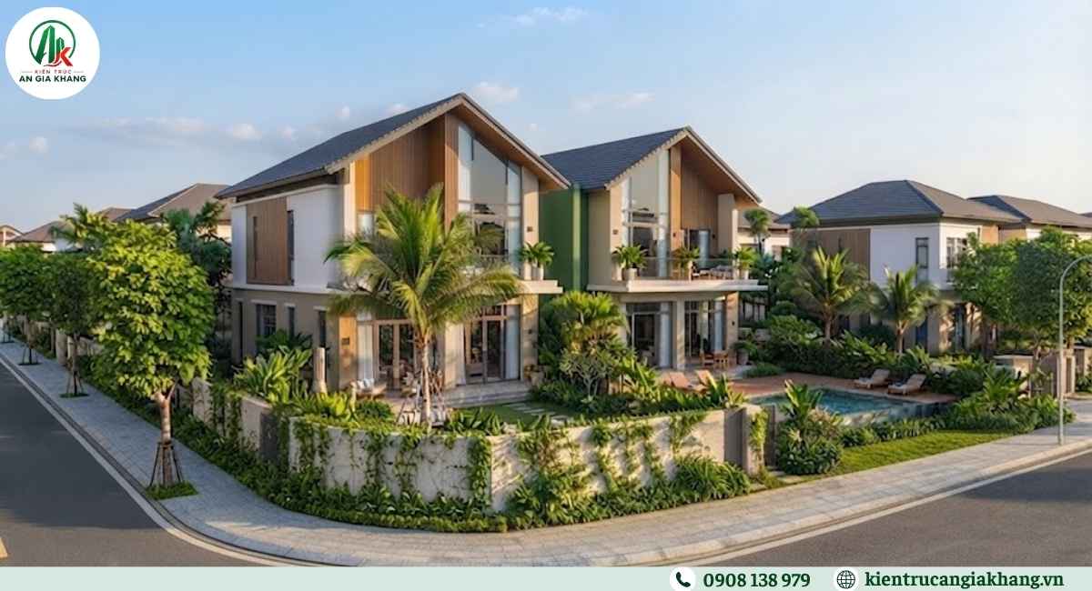 biệt thự song lập 2 mặt tiền