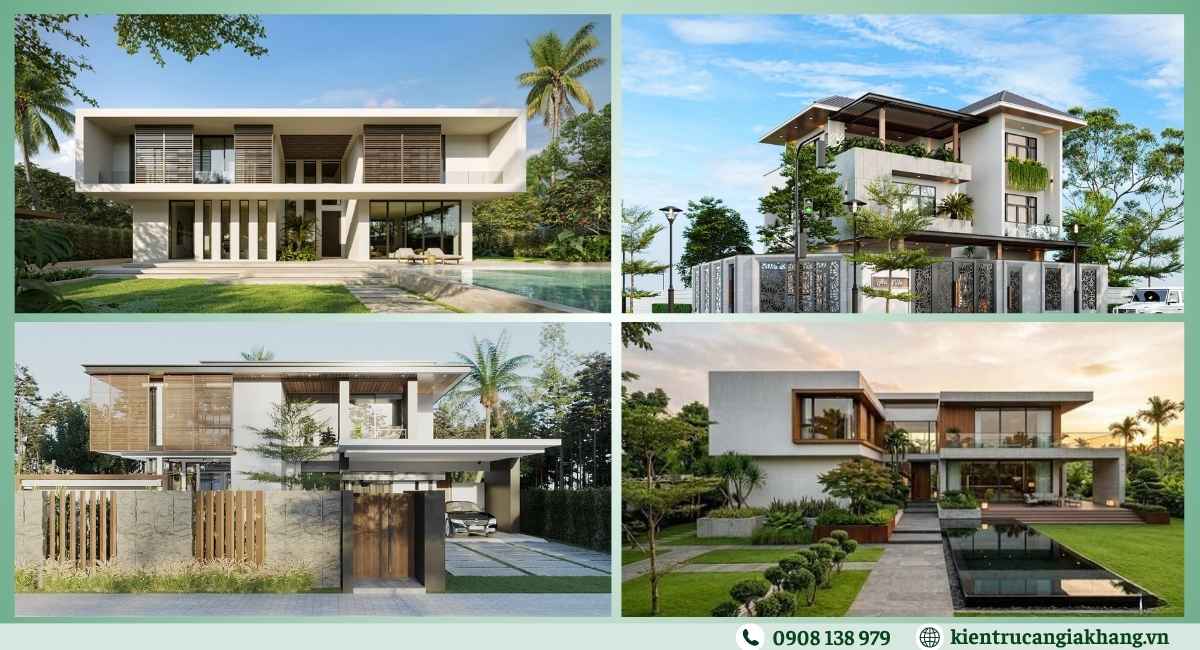 Biệt thự vườn phong cách hiện đại