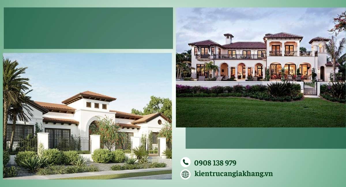 Thiết kế biệt thự phong cách Địa Trung Hải 