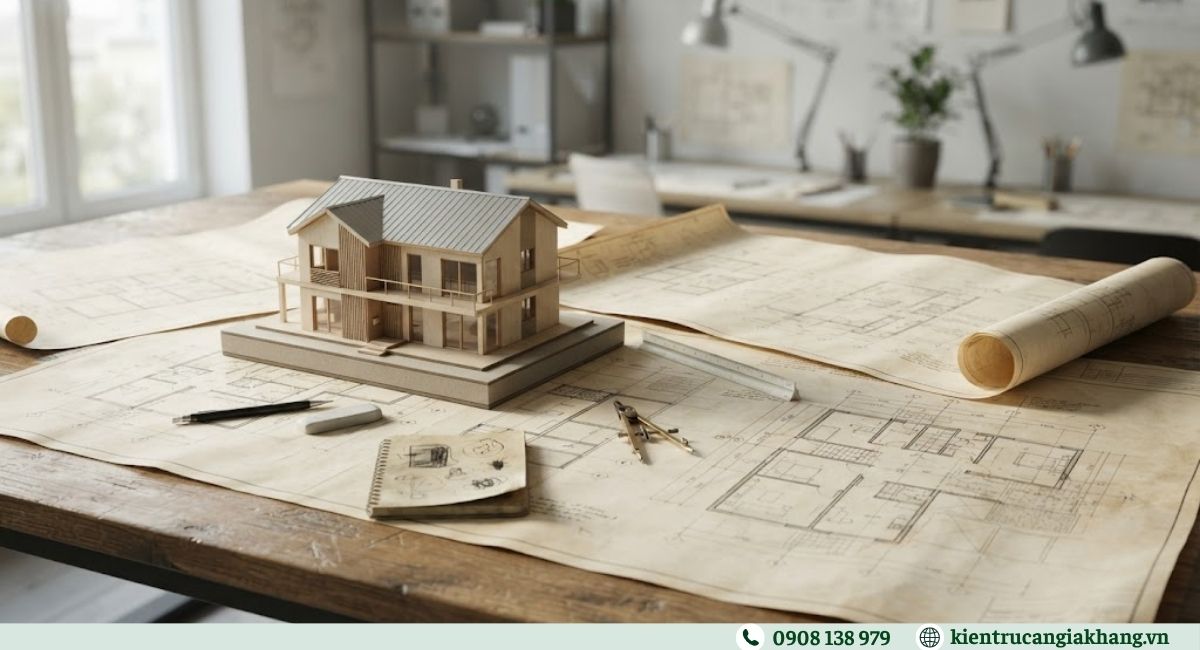 Kinh nghiệm tìm đơn vị thiết kế thi công nhà 1 trệt 1 lầu