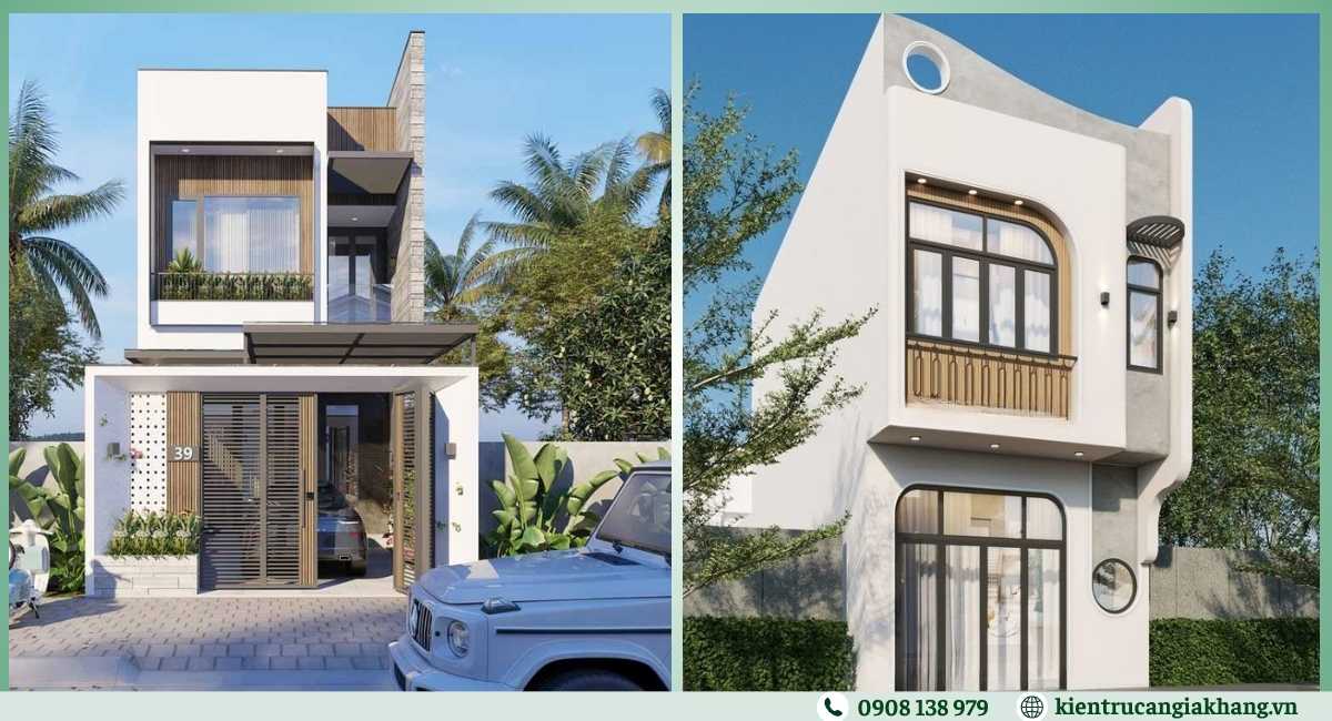 Mẫu nhà 1 trệt 1 lầu 4x20m